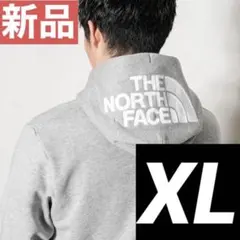 【新品】XL ノースフェイス パーカー NT12442 グレー