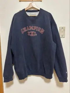 ヴィンテージCHAMPION トレーナー XXL ネイビー
