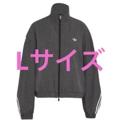 【adidas Originals】　チェック トラックトップ レディースLのサムネイル