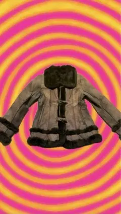 Y2K カーキファー付きジャケット