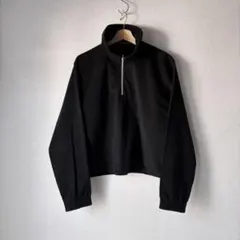 Eve harapeco Half Zip Twill Pull over 黒 - メルカリ