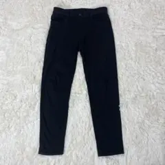 UNIQLO ユニクロ EZY JEANS L ブラック ジーンズ ストレッチ