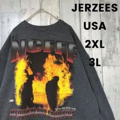【JERZEES】ノースカロライナ ファイヤーマン スウェット ３Ｌビッグサイズ