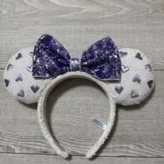 ディズニーリゾート カチューシャ 白・紫