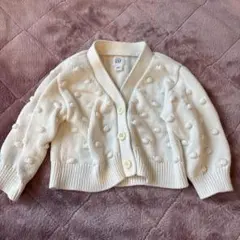GAP baby カーディガン　ホワイト　６〜１２ヶ月　70サイズ