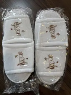 トイストーリーホテル宿泊限定ディスポ　スリッパ2足