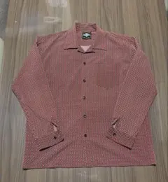 90s ダブファクトリー　ヴィンテージシャツ　開襟　オープンカラー　総柄