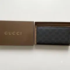 GUCCI 長財布 GGスプリーム ブラックのサムネイル