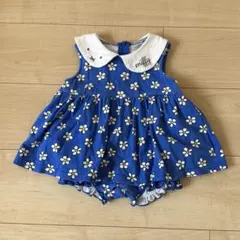 【美品】miffy ミッフィー 花柄 ロンパースのサムネイル