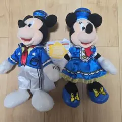ミッキー・ミニー ぬいぐるみバッジ