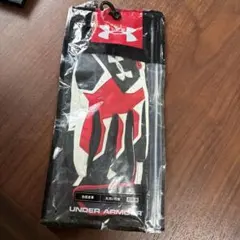 新品 UNDER ARMOUR バッティング用手袋 赤白