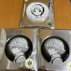 ヒカルの碁　カラオケの鉄人　3店舗限定　碁石風缶バッジ　三谷祐輝　レア 希少品 ヒカルの碁 カラオケの鉄人 3店舗限定 碁石風缶バッジ