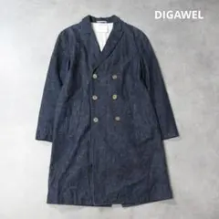 DIGAWEL / ダブル チェスターコート デニム ジャケット アウター M
