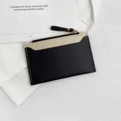 ★週末限定セール ツートン カードケース カードホルダー 定期入れ コンパクト