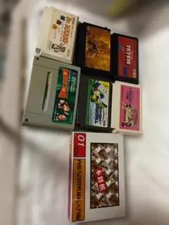 スーパーファミコン7本　ドクターマリオ テトリス　グーニーズ　ドンキーゴング他