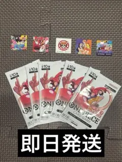 ワンピースカード ラウンドワン 5パックセット!!シール5枚付き - メルカリ