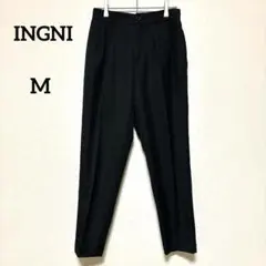 【イング】INGNI レディースパンツ ブラックMサイズ テーパード シンプル