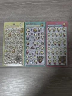 ボンボンドロップシール　コジコジ2種　ちいかわうさぎ　３枚セット