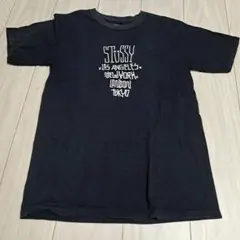 STÜSSY ワールドツアー Tシャツ　ブラック　 Sサイズ