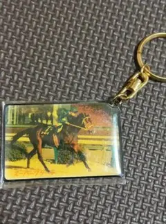 スーパークリーク号 武豊騎手 サインキーホルダー 競馬