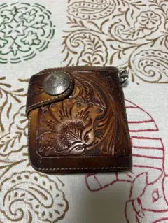 j.augar design ジュディオーカ゚ー ヴィンテージ二つ折り財布 J.AUGUR DESIGN/ジュディーオーガーデザイン 二つ折り財布 - メルカリ