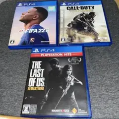 PS4 ゲームセット FIFA 22, Call of Duty、ラストオブアス