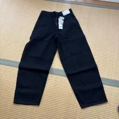 2025aw UNIQLO U カーブパンツ＋　ブラック　サイズ26