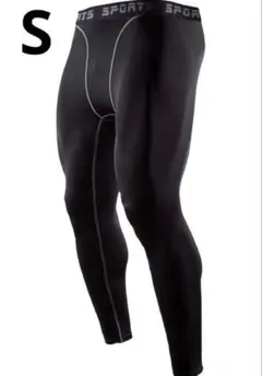 スポーツタイツ メンズ パワーストレッチ ロング アンダーウェア　S