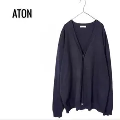 ATON COTTON KNIT OVERSIZE CARDIGAN 06のサムネイル