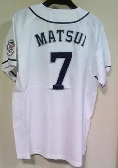 タグ付き 埼玉西武ライオンズ 松井稼頭央 ホーム ユニフォーム L ホワイト 白 タグ付き 埼玉西武ライオンズ 松井稼頭央 ホーム ユニフォーム L