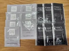 コーセー ダブルブラックウォッシャー7袋+ファンケル　クレンジングオイル6袋