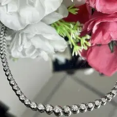 Pt850 ダイヤ3ct テニスネックレス - メルカリ
