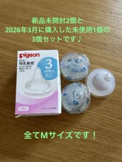 Pigeon 母乳実感 Mサイズ 3個セット