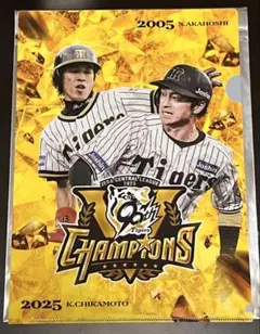 阪神タイガース　優勝記念クリアファイル　近本選手　赤星選手
