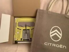 シトロエン　時計と天然素材バッグセット
