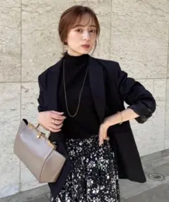 ネイビー テーラードジャケット