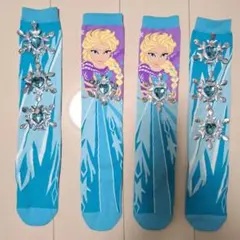MADMIA アナ＆エルサ アナと雪の女王 ハイソックス 靴下