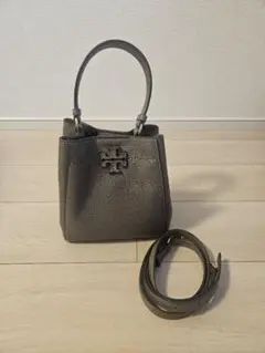 グレー ハンドバッグ