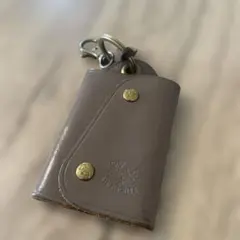 イル ビゾンテ IL BISONTE キーケース 本革 グレー