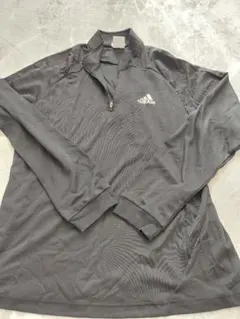 adidas Clima365 ハーフジップトップス グレー L