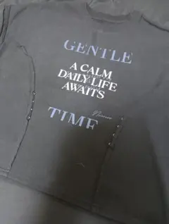 VIS 半袖スエットTシャツ 黒