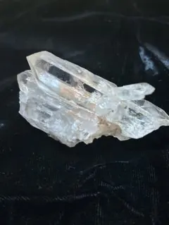 インド産 サマディクォーツ】（マニカラン水晶）クラスター 342g 高
