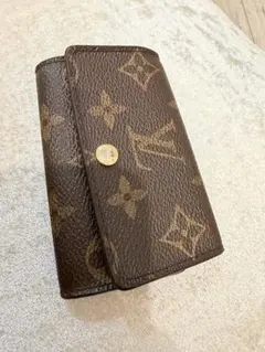 美品✨ルイヴィトン モノグラム ミュルティクレ6 ブラウン キーケース 6連