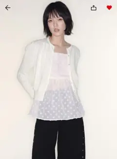 H&M　ポインテルニットカーディガン　S