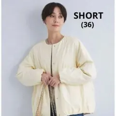 【定価17.600円】グリーンレーベルリラクシング パフィーノーカラーブルゾン