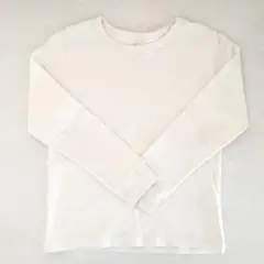 ユニクロ♡極暖 ヒートテック ワッフル ロンT 130 白 ホワイト