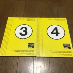 第11回IAAF世界陸上競技選手権大会 大阪 デイリープログラム 3・4