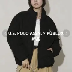 U.S. POLO ASSN. コーデュロイ中綿ジャケット ブラック 限定展開