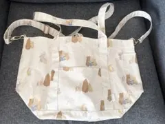 【美品】【値下げしました！】ジェラートピケ 星空アニマル柄 マザーズバッグ