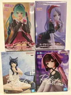 美少女フィギュアまとめ売り 初音ミク ロボ子 デルタ シャルティア 未開封